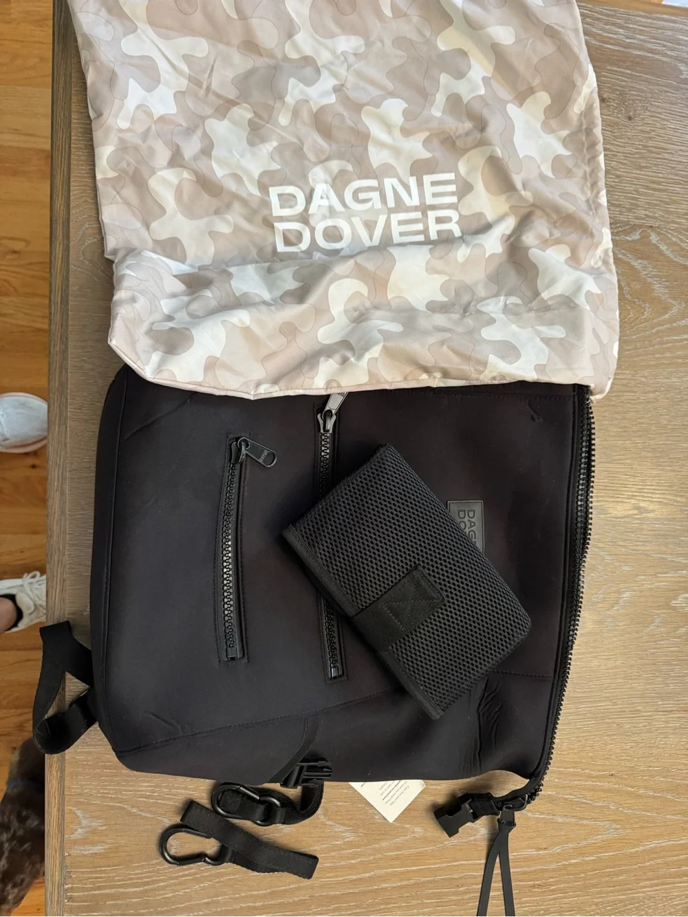 Dagne Dover Indi Diaper Backpack — Black size large
